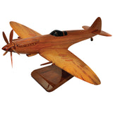 Wooden High Gloss Spitfire Model