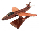 Wooden High Gloss Hawker Hunter Model