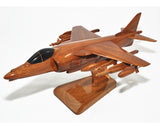 Wooden High Gloss Harrier Model