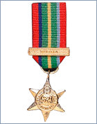 Mini Medal Pacific Star Burma