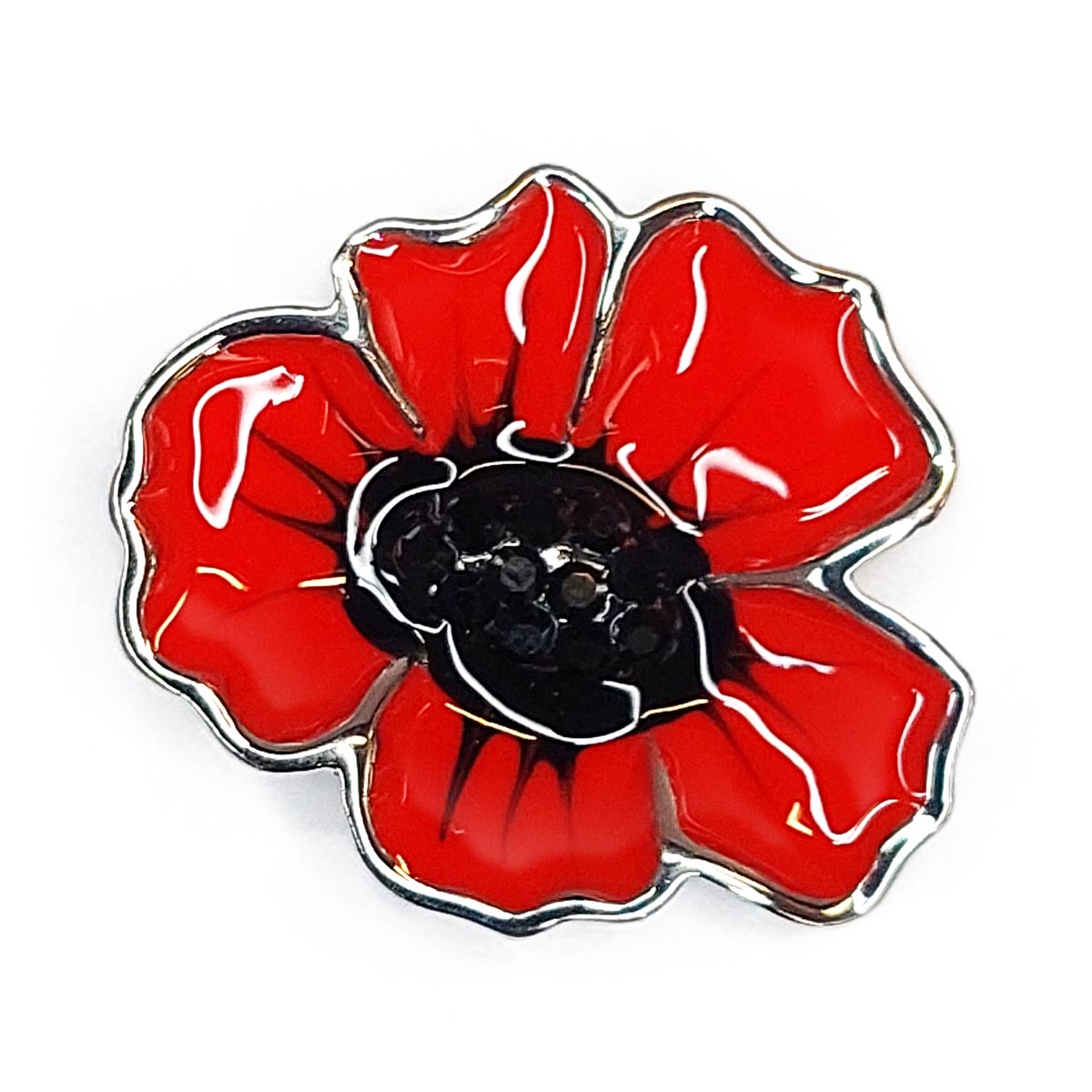 Poppy Brooch Enamel Pin