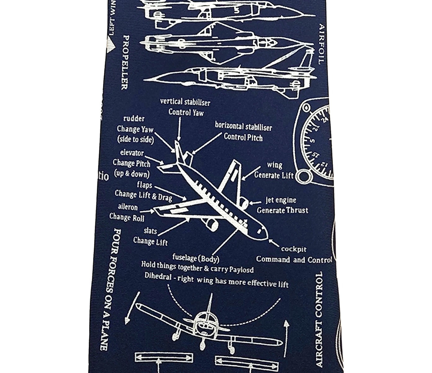 Principles of Flight Silk Tie