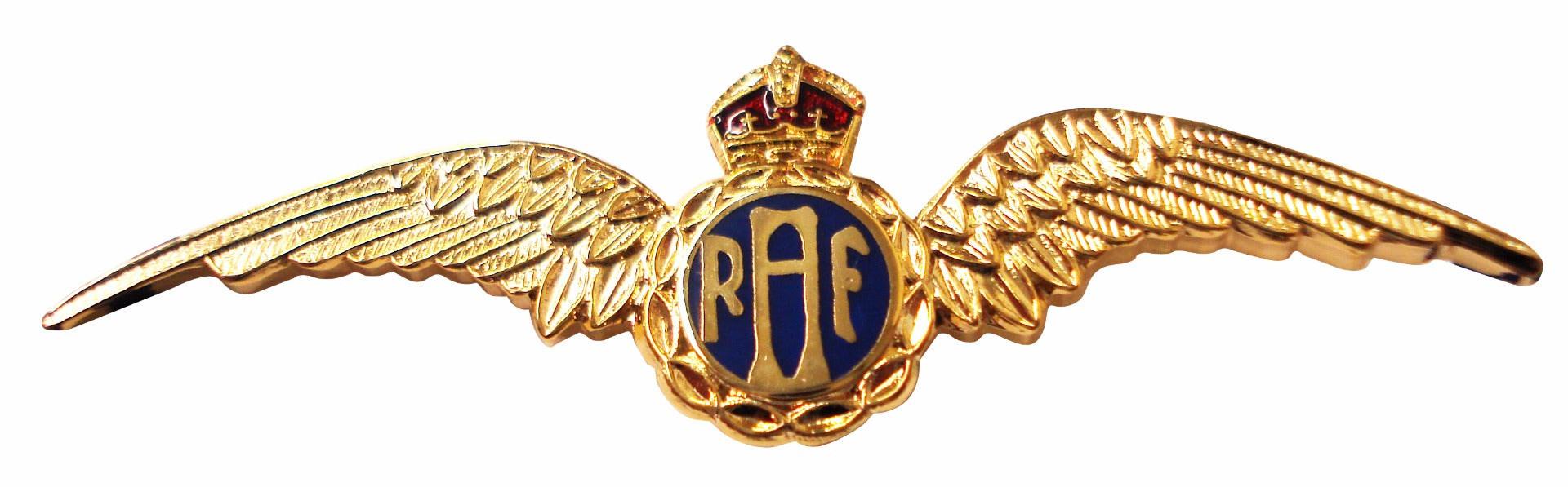 RAF Wings Kings Crown Badge