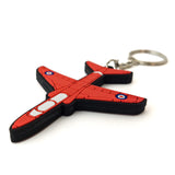 Red Arrows PVC Keyring