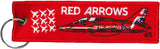 Red Arrows Embroidered Keyring