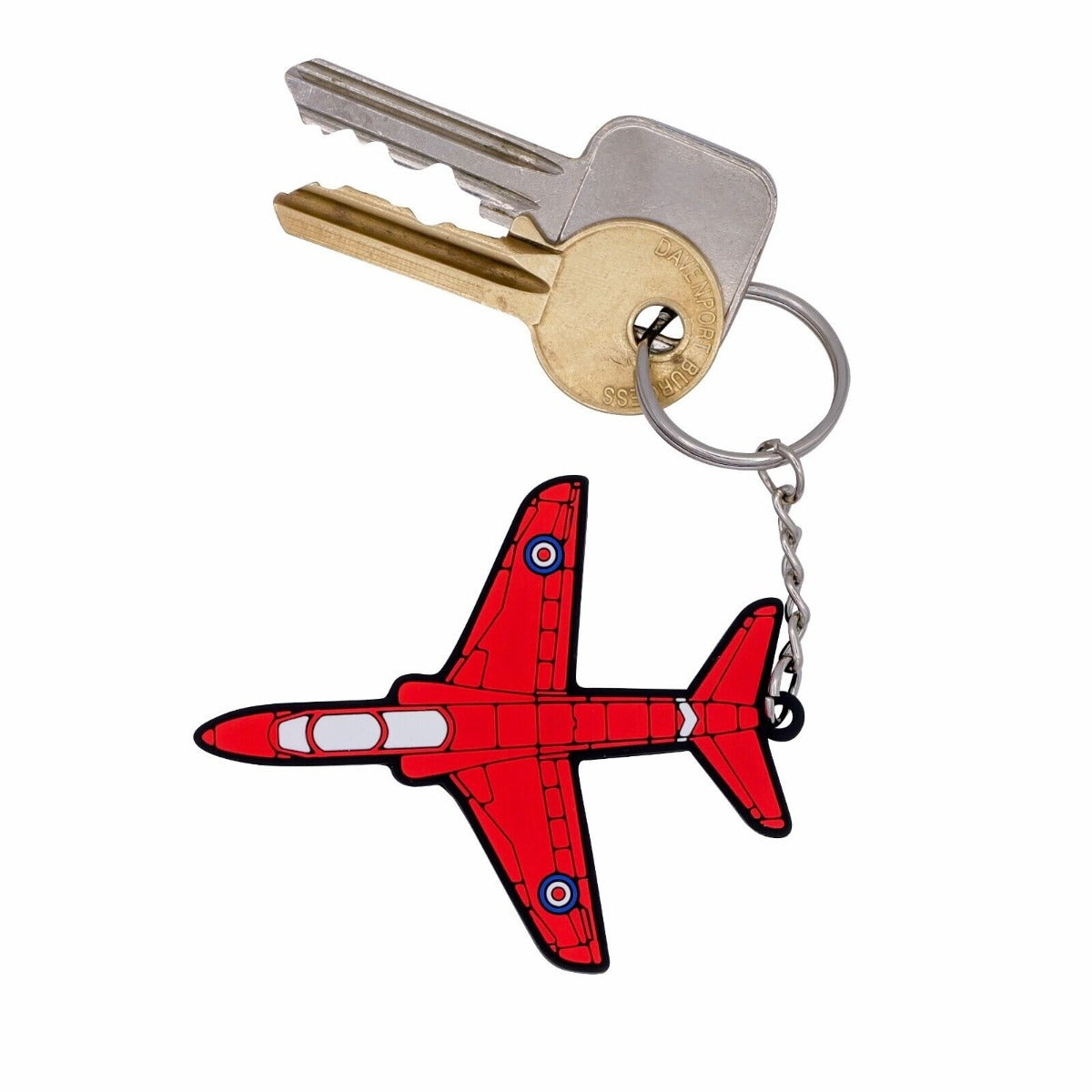 Red Arrows PVC Keyring