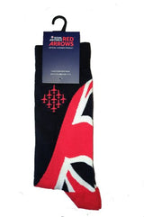 Adult Red Arrows Tail Socks  [Size 7-11]