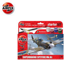 Airfix Supermarine Spitfire MKVC Small Starter Set