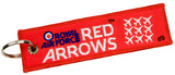 Red Arrows Embroidered Keyring