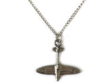 Spitfire Pendant Pewter Chain