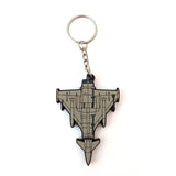 Typhoon Jet PVC Keyring