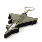 Typhoon Jet PVC Keyring